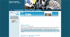 Desktop Screenshot of cubacorrupcion.impela.net